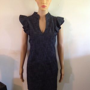 Retro style denim dress.